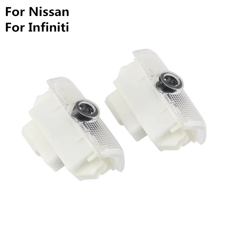 2X LED Car Door Projector Logo Light For Infiniti EX25 EX35 EX37 QX50 QX56 QX70 QX80 Q50 Q60 M25 M35 M37 FX37 FX50 G37 G25 2022