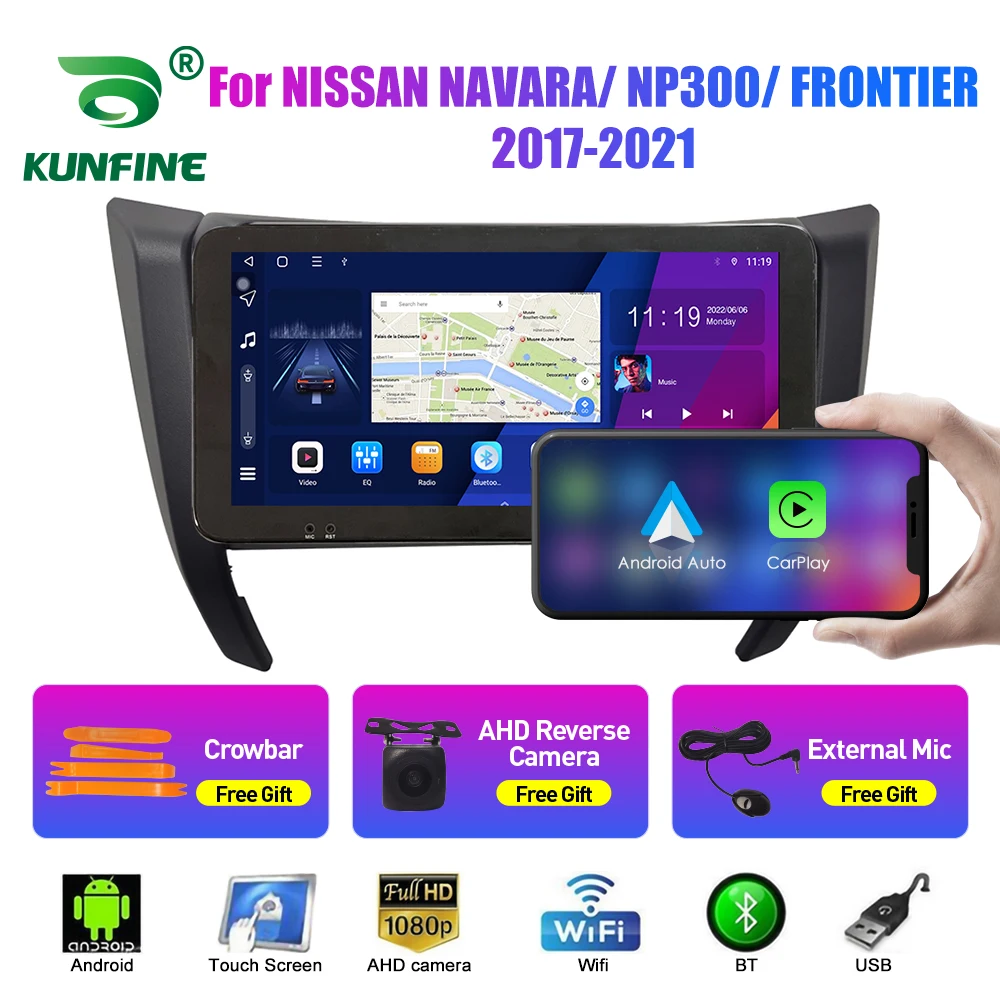 10,33-дюймовый автомобильный радиоприемник для NISSAN NAVARA/NP300/FRONTIER 2Din Android Автомобильная стереосистема DVD GPS-навигационный плеер QLED Screen Carplay