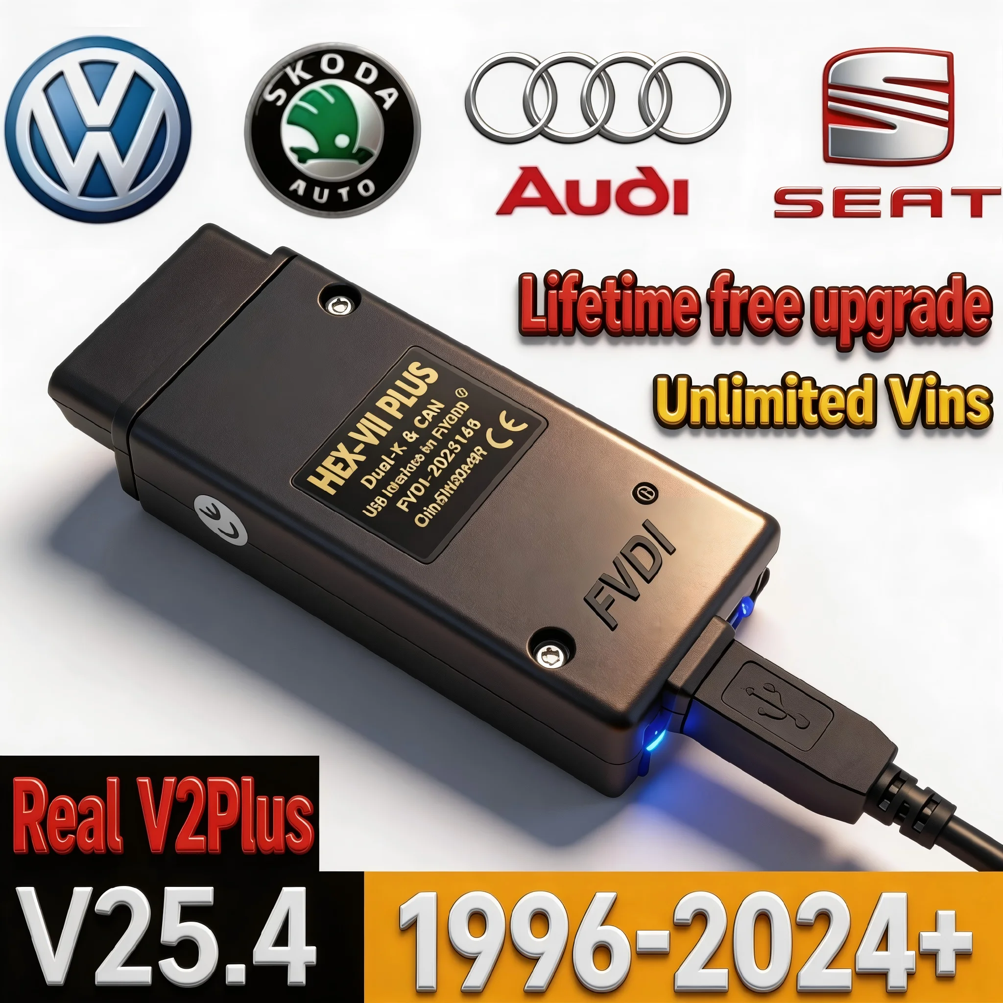 ◆セット品 VCDS 互換ケーブル+ノートPC コーディング VW audi New Design VCDS-Plus Diagnostic Tools VAG Coding COM HEX Real V2