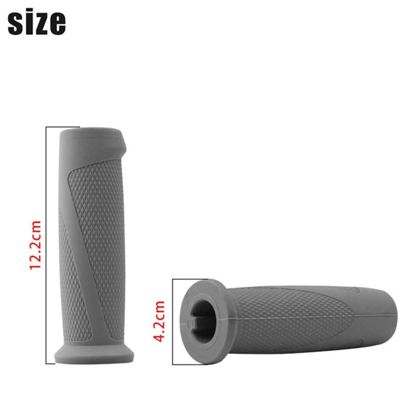 ABJX ใหม่ Handlebar Grip สําหรับ Ninebot F40 F30 F25 F20 ไฟฟ้าสกู๊ตเตอร์สเก็ตบอร์ด Handle Grip ซ้ายขวา Anti-SLIP Part