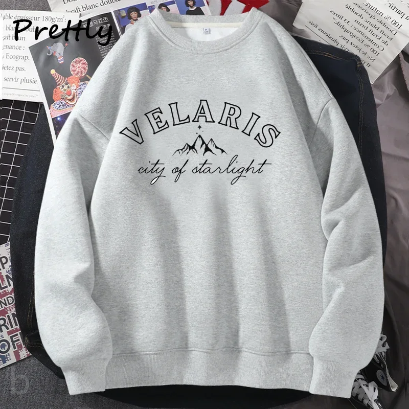 Acotar Women Sweatshirt Velaris City of Starlight Sweatshirts Bookish Sarah J Maas Hoodie Night Court Reader Womens Clothing