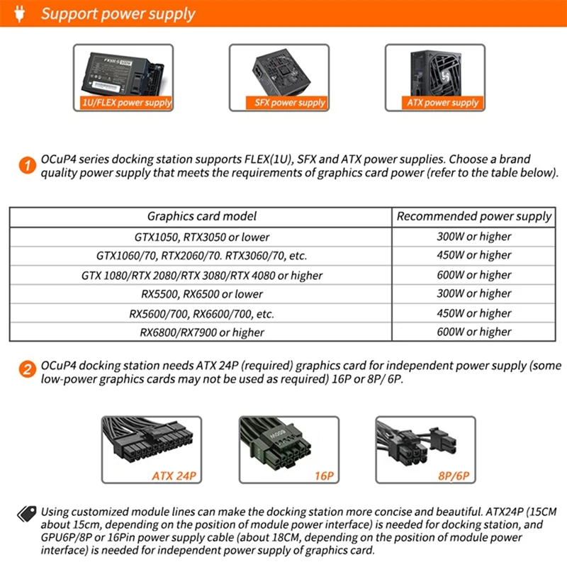 Imagem -05 - Oculink Gpu Dock Nvme M.2 para Adaptador Oculink para Laptop Mini pc Placa Gráfica Externa Ocup4v2