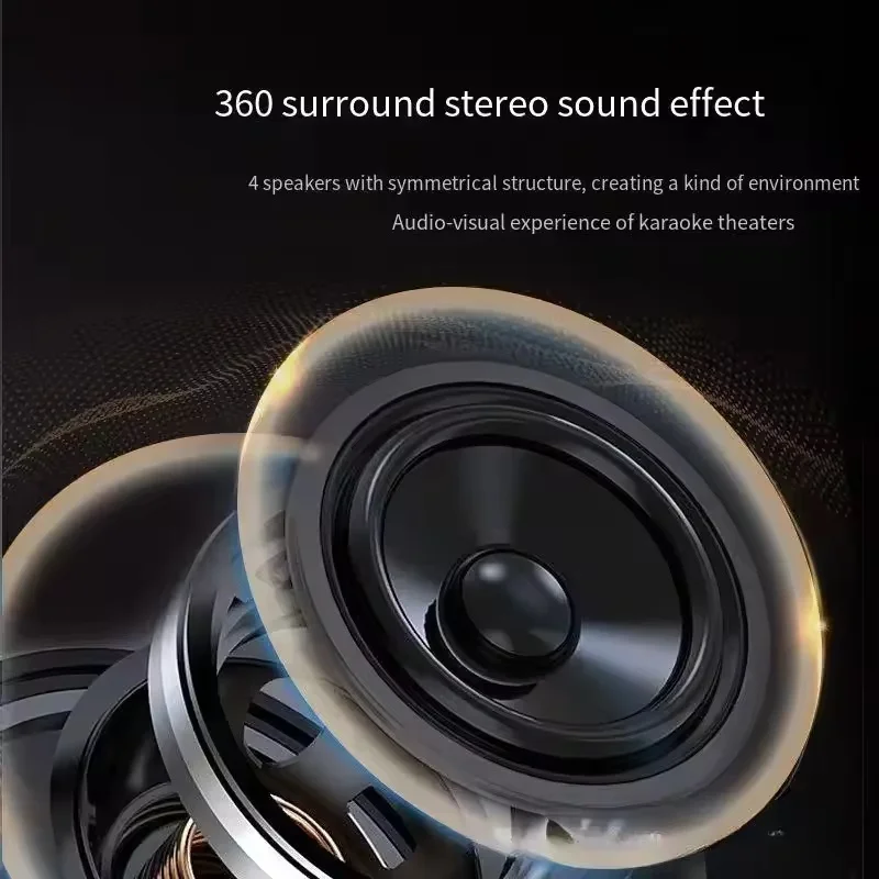 2025 Harman Kardon Aura 4 Pro: مكبر صوت بلوتوث 100 وات مع ضوء RGB، معزز جهير خارجي، مضخم صوت مقاوم للماء IPX7 للسيارات #5