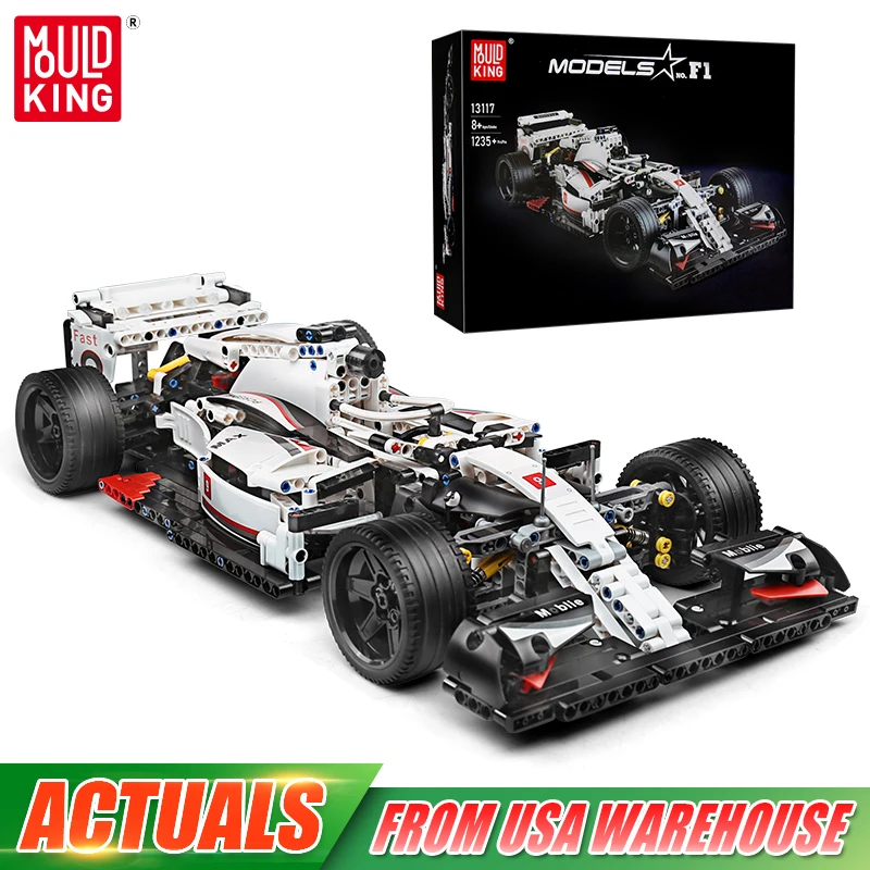 

Mold King 13117, технический автомобиль, игрушки, MOC-31313, формула, гоночный автомобиль, строительный блок, сборка автомобиля, набор кирпичей, детский рождественский подарок