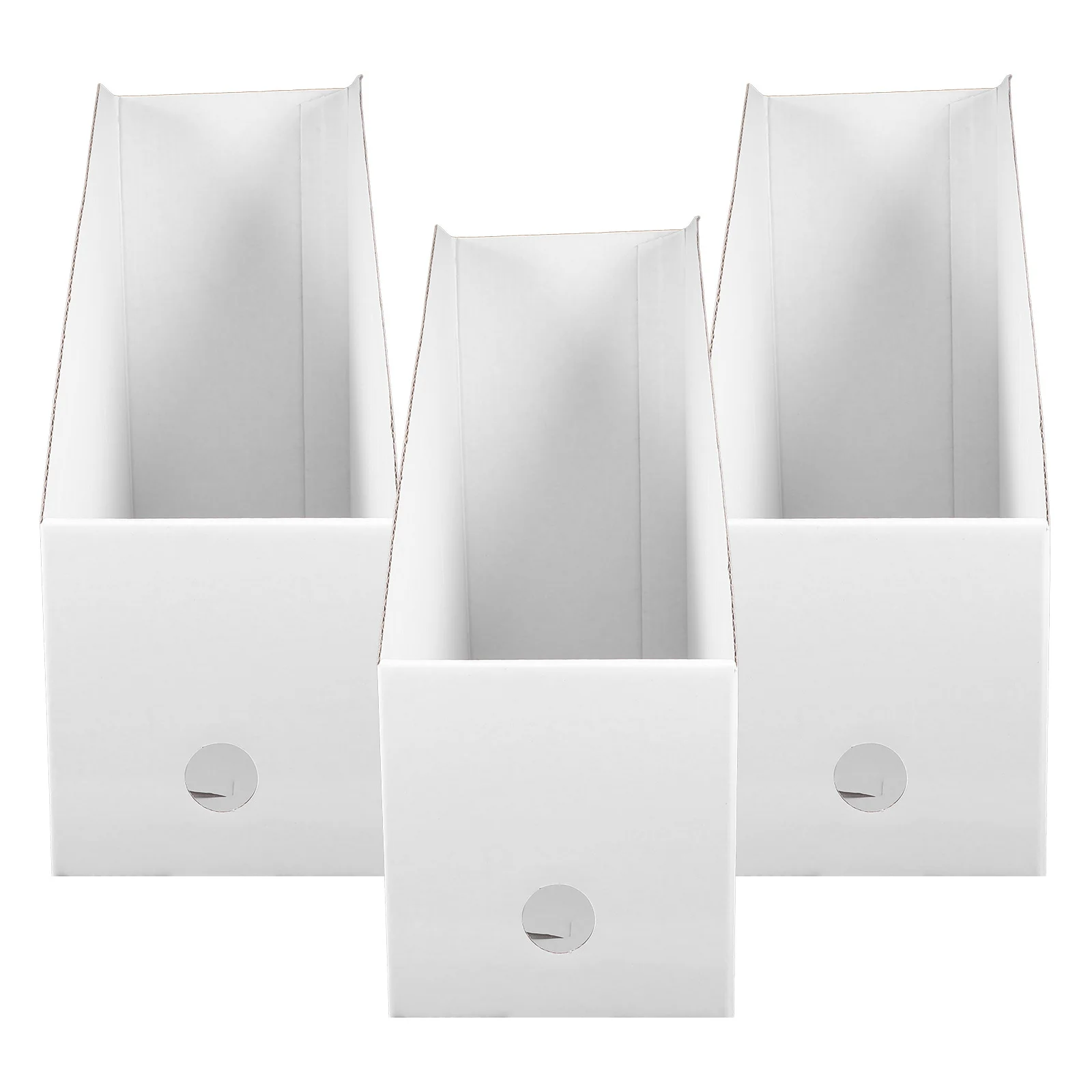 

3pcs Paper Storage Rack Desktop Document Organizer Magazine For Office Study Books Storage Box Binder Folder Holder Reusable