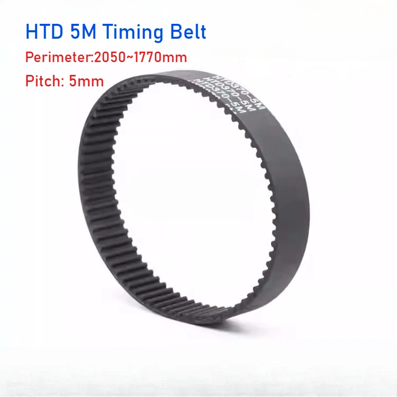 Htd 5M Black Rubber…