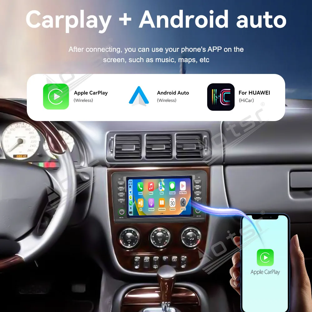 8 بوصة أندرويد 13 لمرسيدس بنز ML W164 2005-2012 سيارة لتحديد المواقع والملاحة CarPlay HD شاشة تعمل باللمس رئيس وحدة مشغل وسائط متعددة
