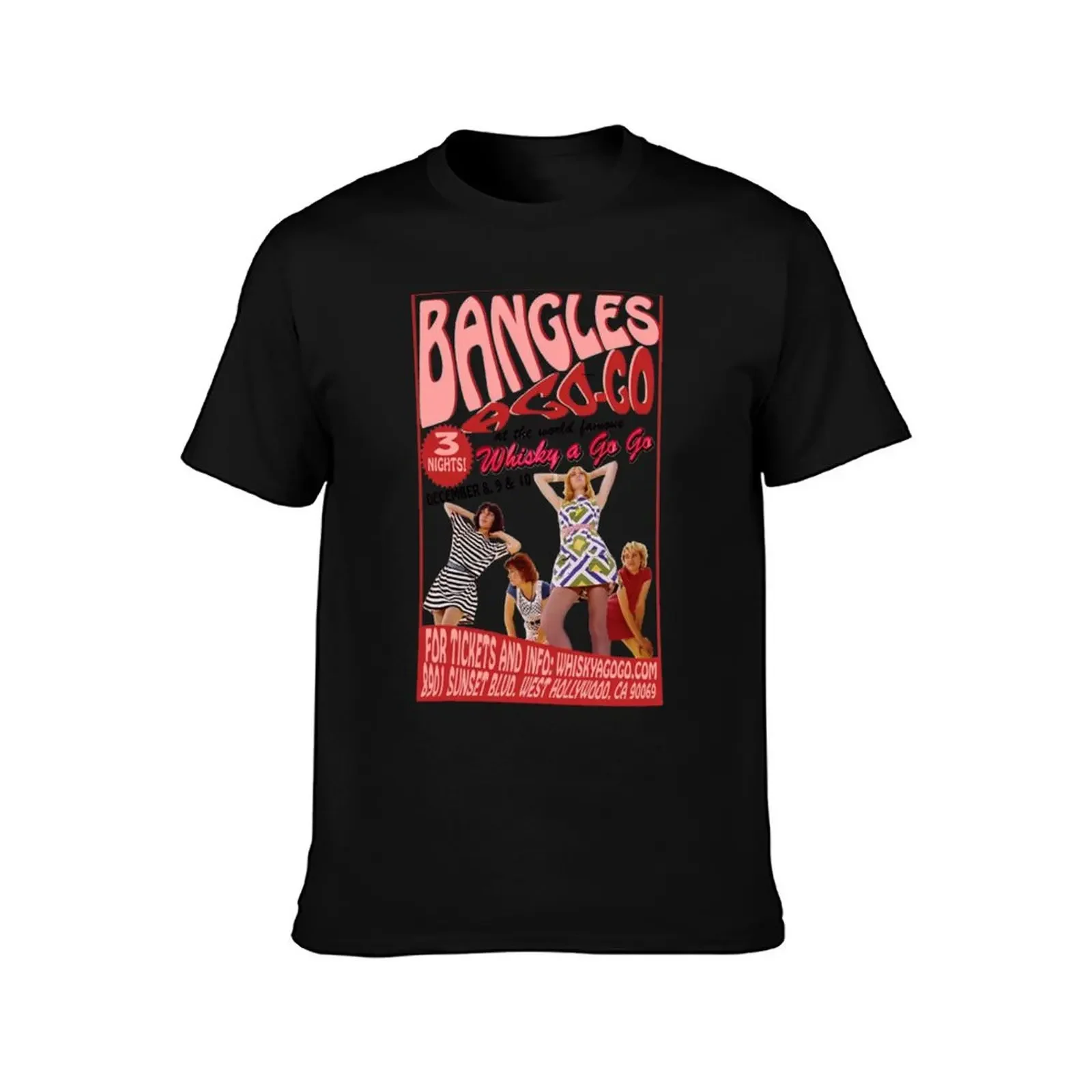 The Bangles a go go shirt T-Shirt cheap stuff luxury t-shirt rapper graphic tees oversized t shirts for men