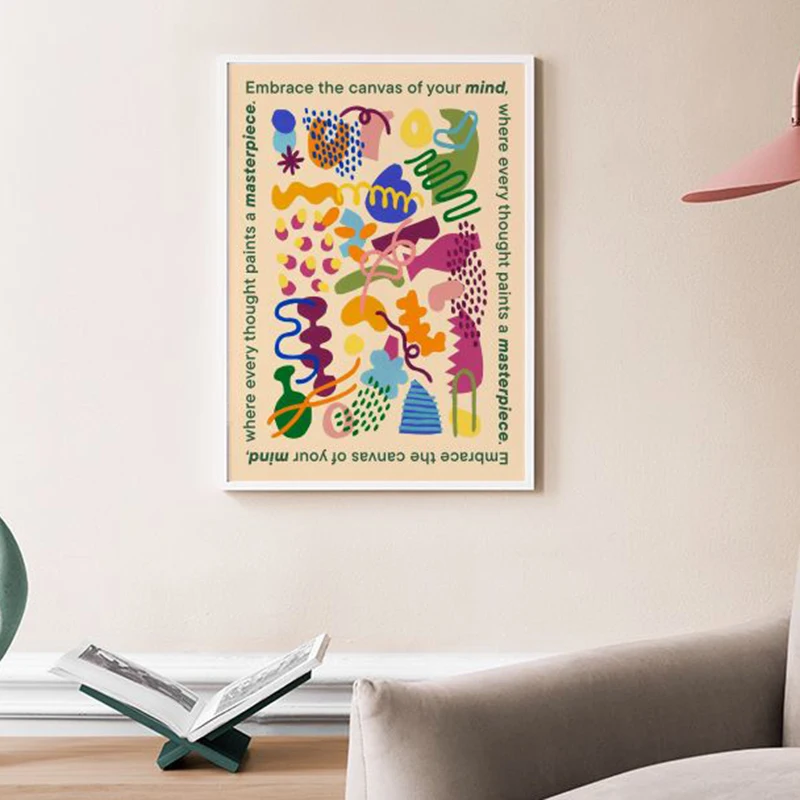 Crocodile Sardine Trio Table Lamp Throw The Dice Art Print Poster Colorful Living Room Wall Pictures Canvas Decorative Paintings
