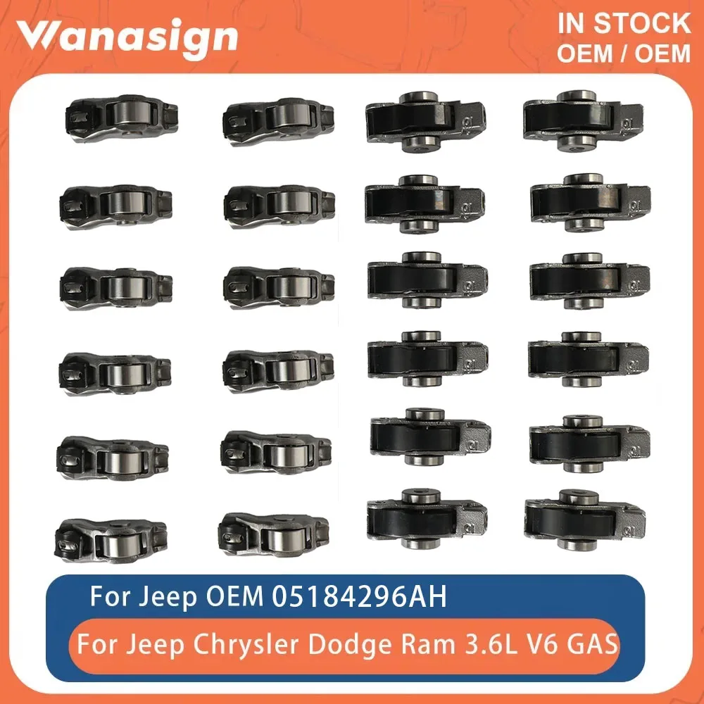 

Engine Intake & Exhaust Rocker Arms New Fit 3.6 L For Jeep Chrysler Dodge Ram 1500 ERB ERC ERG 3.6L V6 GAS 16-24 05047896AD