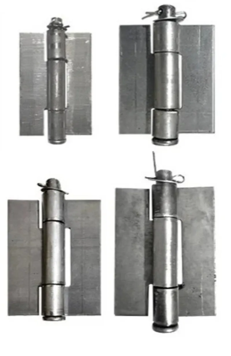 Welding Fixed Iron Hinges Thickened Hardware Folding Heavy-Duty Doors Iron Pivot  Loose Leaf Folding  Pivot Door