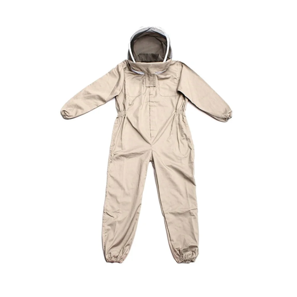

Beekeeping Suit Size Xxl Khaki With Random Color Gloves Breathable Anti-Bee Outfit For Men Women Full Body Protective