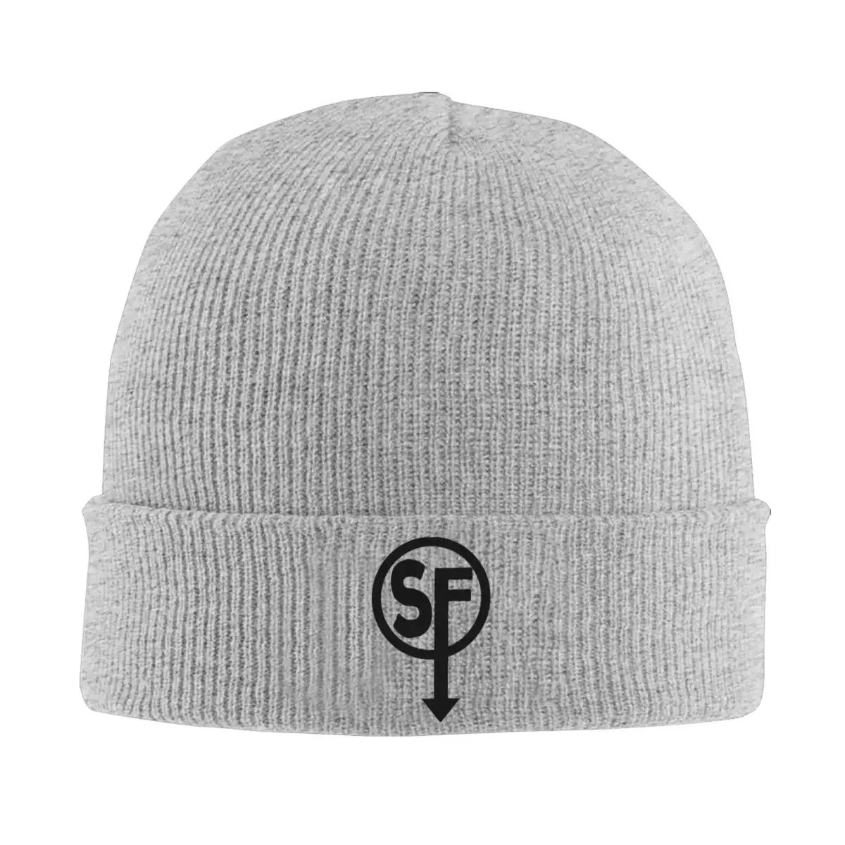 SF Sally Face Logo Knit Hat Beanies Winter Hats Warm Street Sanitys Falls Cap Men Women