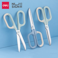 Deli Nusign Stainless Steel Scissors Multifunctional Larger Cutting Scissor For Children Kawaii Office School STATIONERI SUPPLI