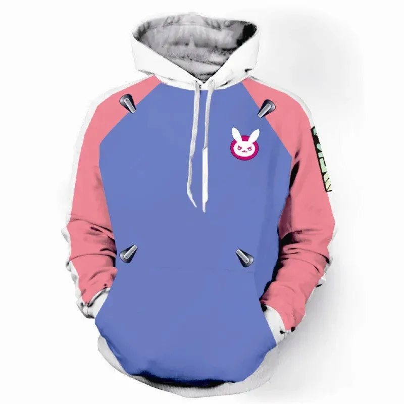 Nuove felpe con cappuccio Overwatches Genji DV.a Reaper Hanzo Felpe con cappuccio Cool Pullover Cappotto Giacca Cosplay Puntelli per costumi di Halloween