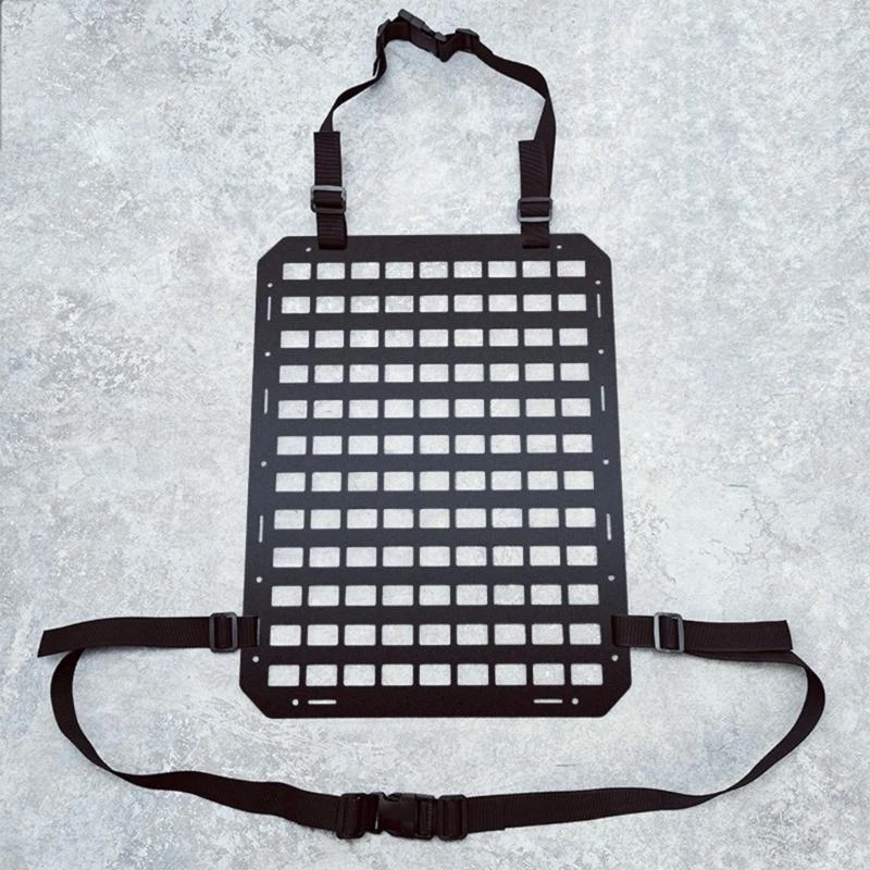 

340F Rigid MOLLEs Panel for Vehicles Tactically Back Organizers Adjustable