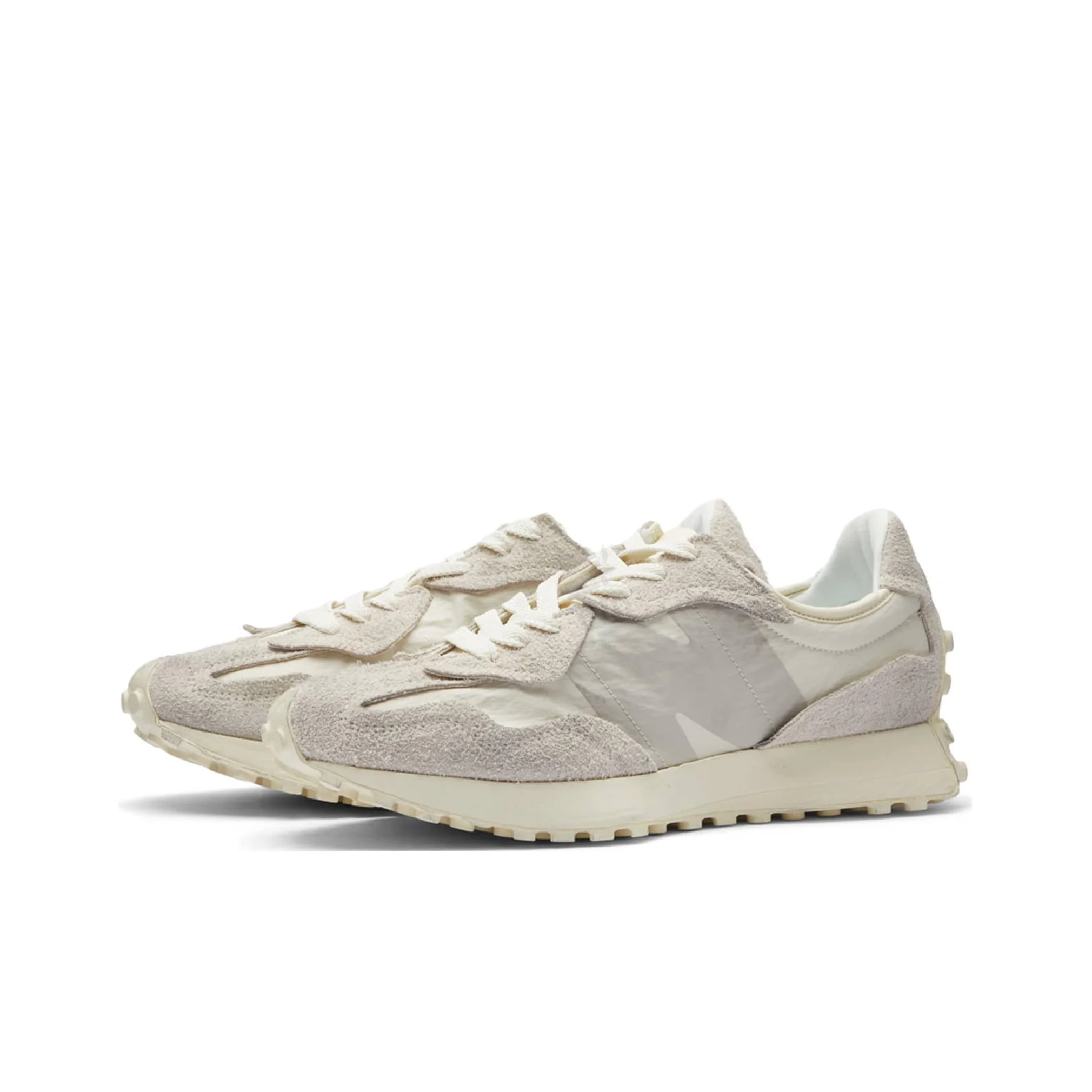 حذاء جري كاجوال من New Balance NB 327، طراز للجنسين، لون أبيض فاتح #1