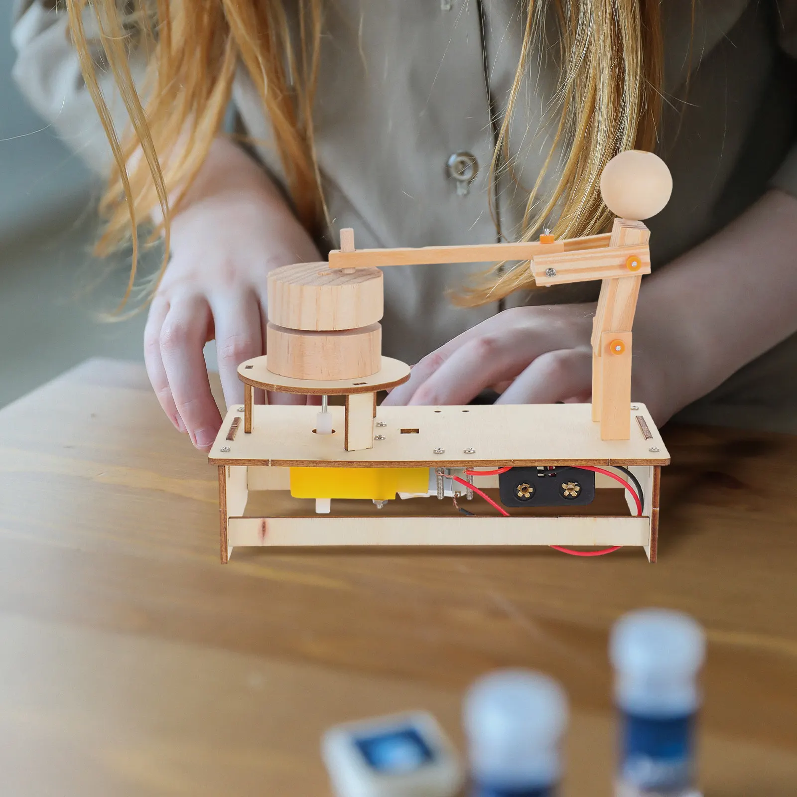 

DIY Science Kit Kids Mini Windmill Engineering Educational Tiny Experiments Science Lab Family Projects Creative Handcraft