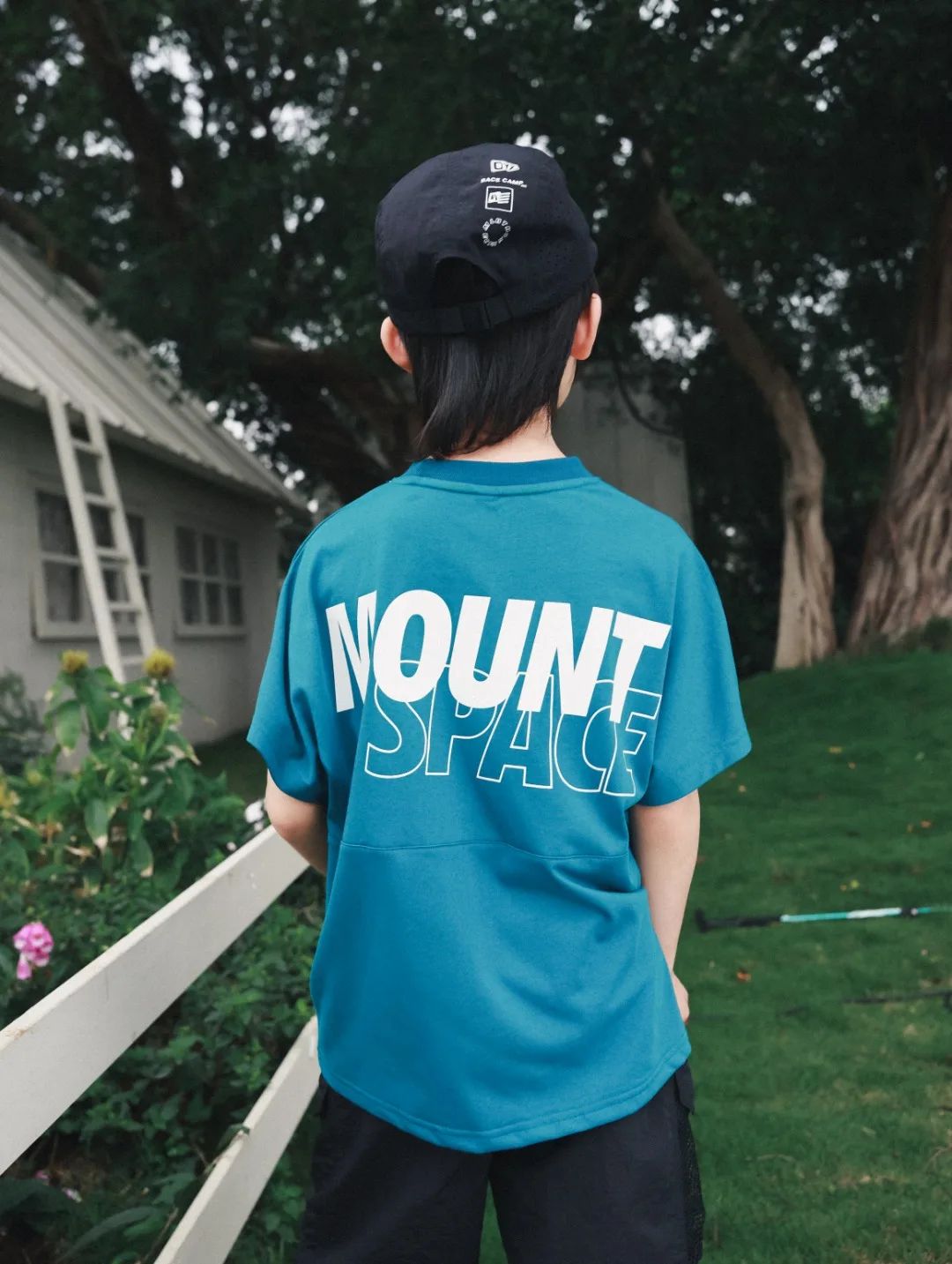 Somidir Mountain Series Outdoor Children's T-Shirt Short Sleeve Sporty Camping Breathable Cool Feeling Cotton Blend Tee