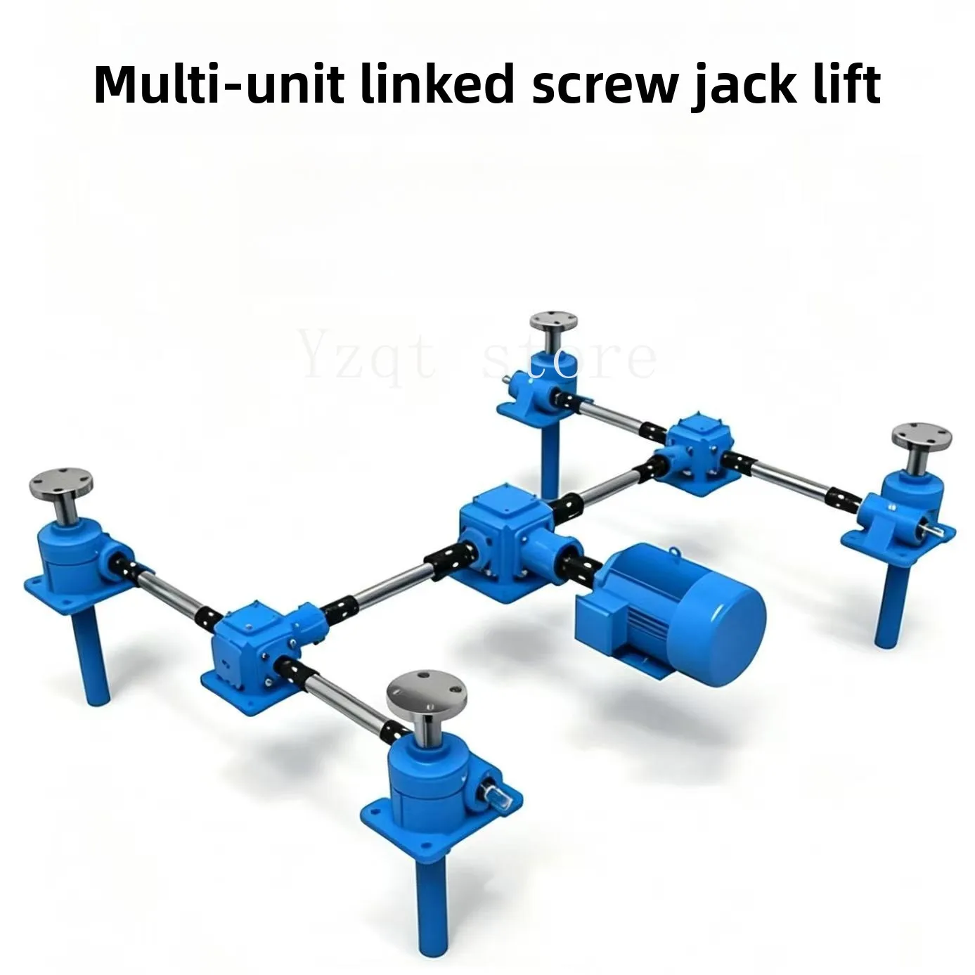 Electric screw lift Custom flanged copper nut SWL screw lift Multiple linkage gear reducer