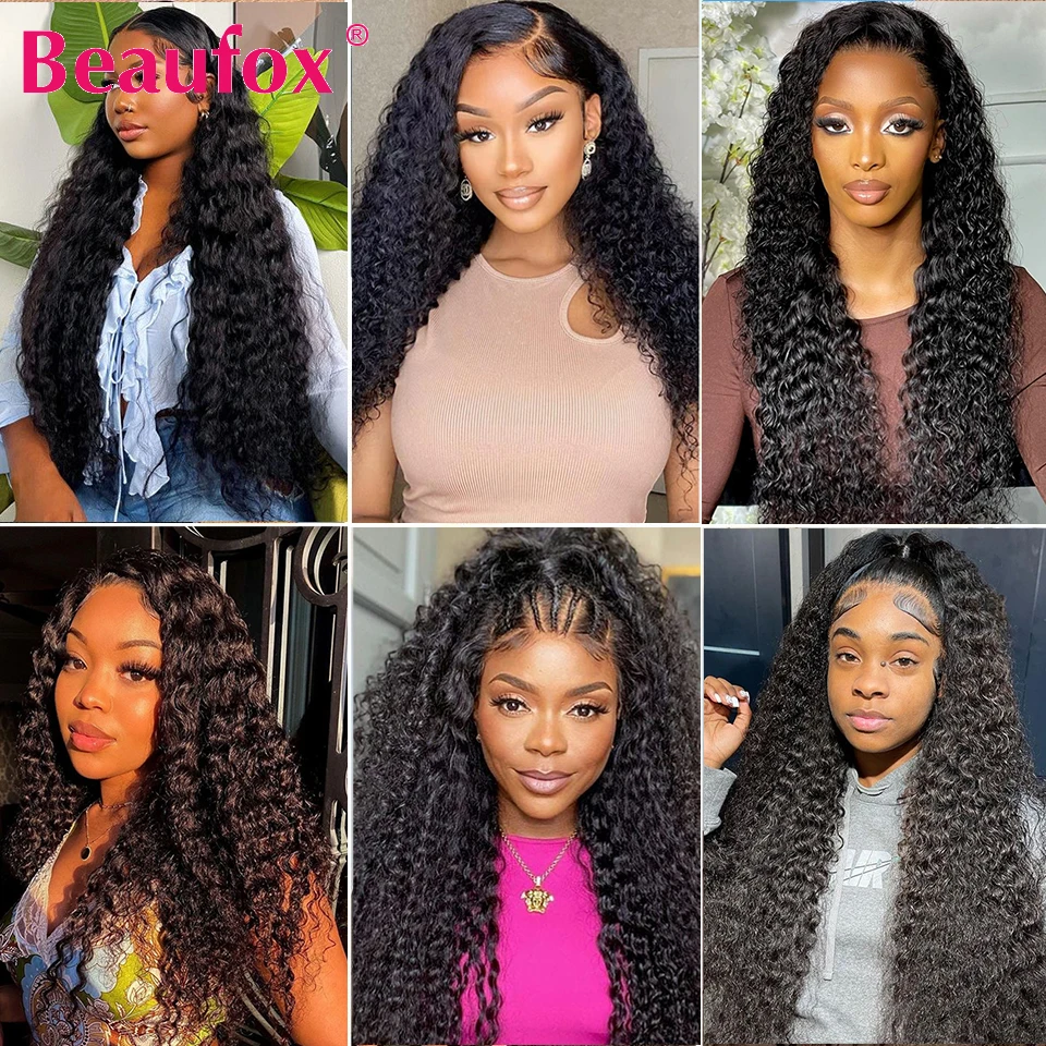 Beaufox 10A Water Wave Bundles Malaysian Hair Weave Bundles Deals Unprocessed Curly Human Hair Bundles 30" Remy Hair Extensions