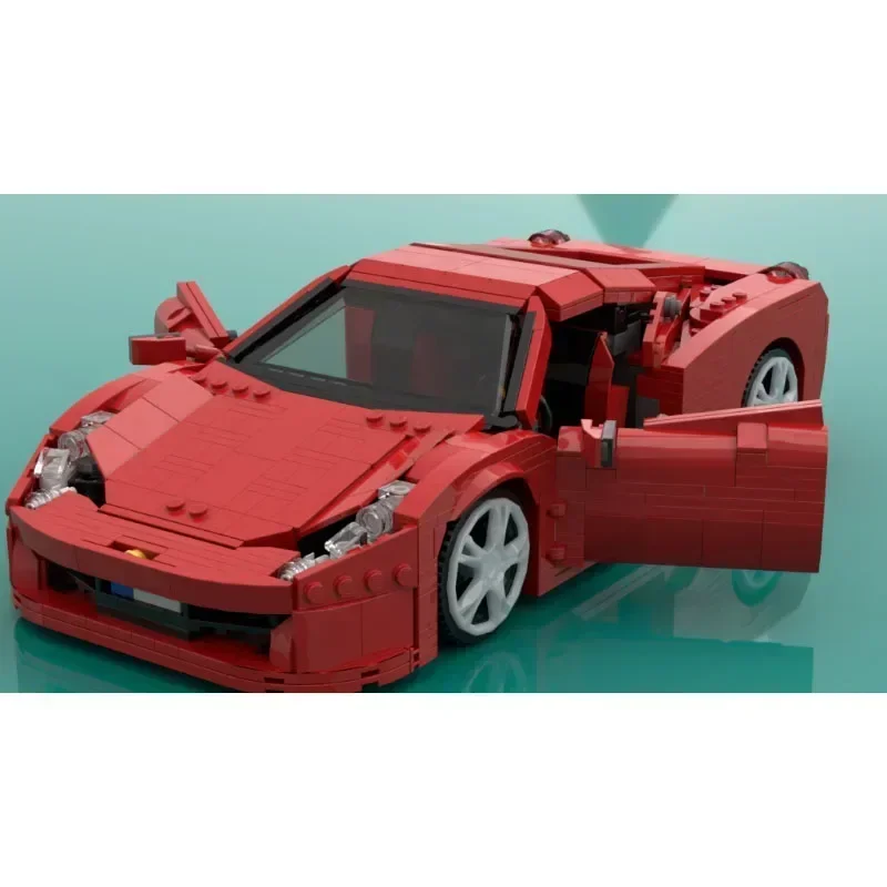 MOC-159683 Red One of The New Classic Sports Cars Assembly Splicing Building Block Model 1223 Parts Children's  Toy  Gift