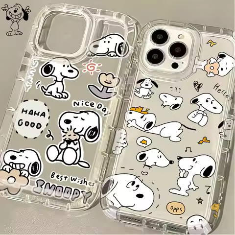 Cartoon Lovely S-Snoopys Case For Xiaomi POCO X6 Pro 12T 13T 14 13 12 Pro 10 11 Lite 5G NE X5 X4 GT X3 NFC F3 F4 F5 F6 M5S Etui