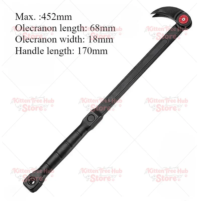 High-carbon Steel Crowbars Tire Change Tool Heavy Duty High Hardness Overbold Industrial Grade Universal Automobile Repair Tool