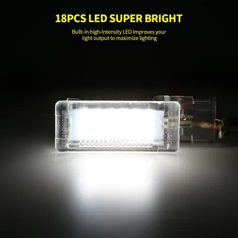 LED Interior Footwell Light For VW Golf 5/6/7 Plus Polo Scirocco Passat B6 B7 B8 CC Tiguan Jetta Caddy Tourage Sharan EOS 10 best sales passat b7 light - №5