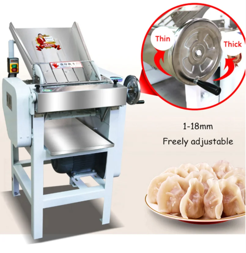 Pasta Maker Machine Commercial Fully Automatic Food Grade Stainless Steel Dough Press Machine Durable Construction Make Noodles