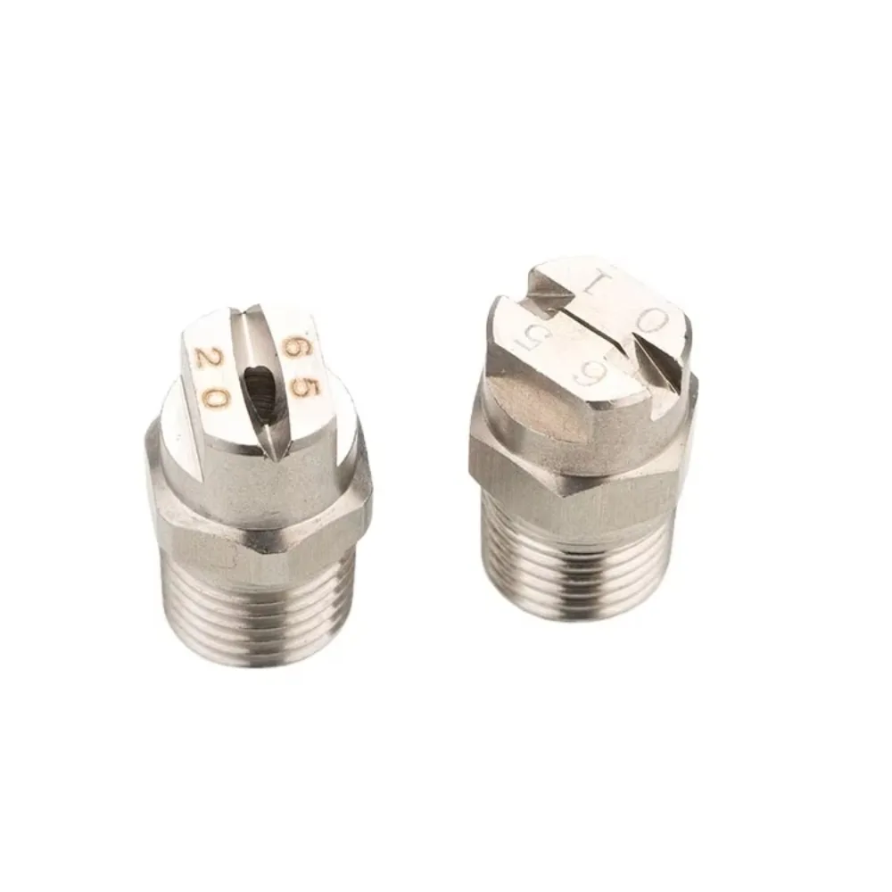 

Nozzle high Pressure Water Fan Shaped Nozzle 1/4 65 Degree Silver Nozzle Spray