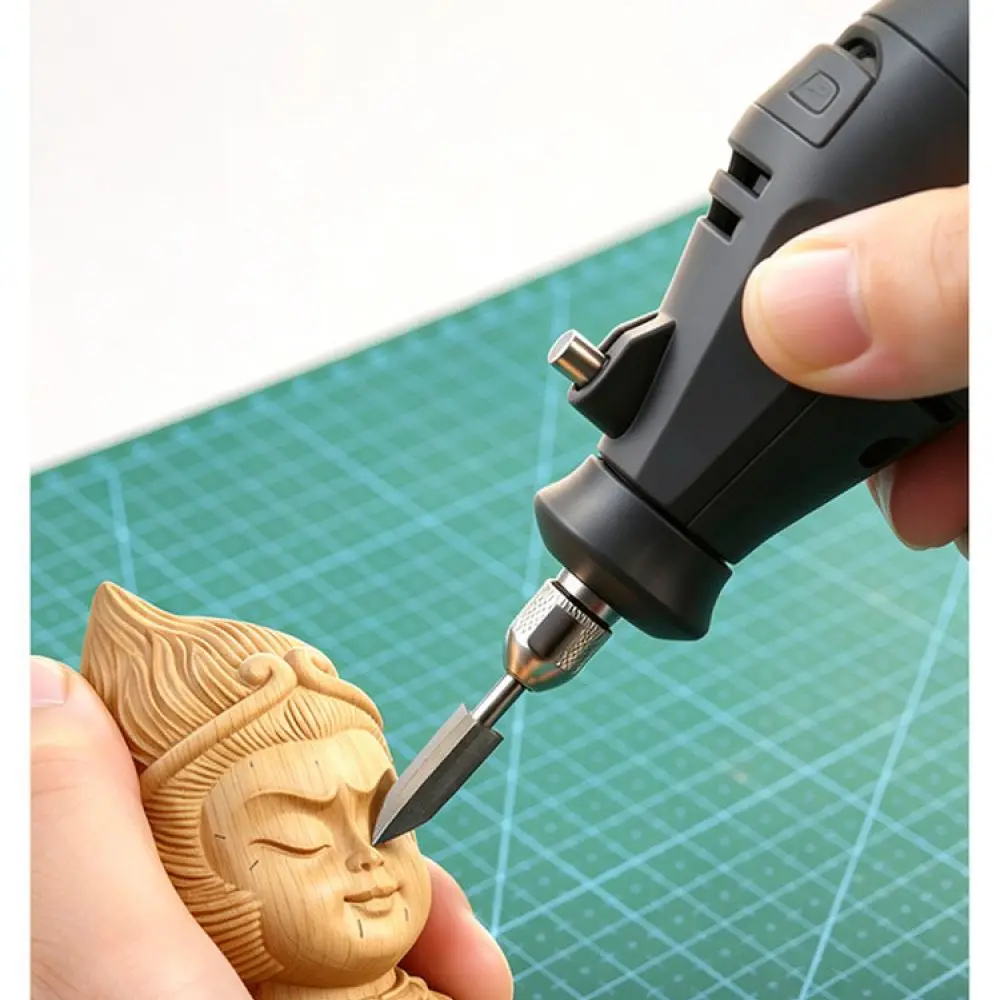 Wood Carving Drill Bit Set HSS Milling Cutter For Rotary Grinder Electric Tool Woodworking Root Sculpture Craft