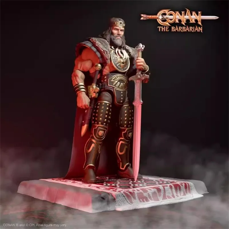 SUPER7 1/12 Soldier King Conan The Barbarian Throne 6'' Action Figure Model Toy In Stock Collection