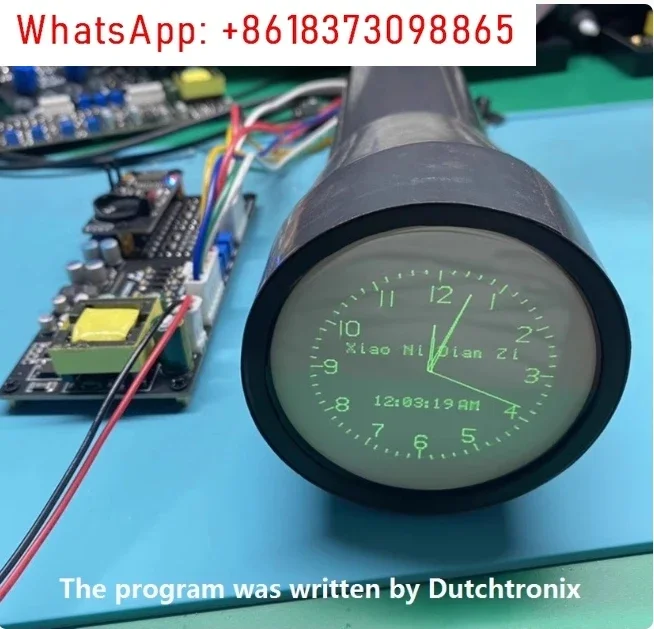 Oscilloscope Clock Controller Board LED Display for 8SJ31J/7SJ32J/5SJ38J/3SJ1J Oscilloscope Tube