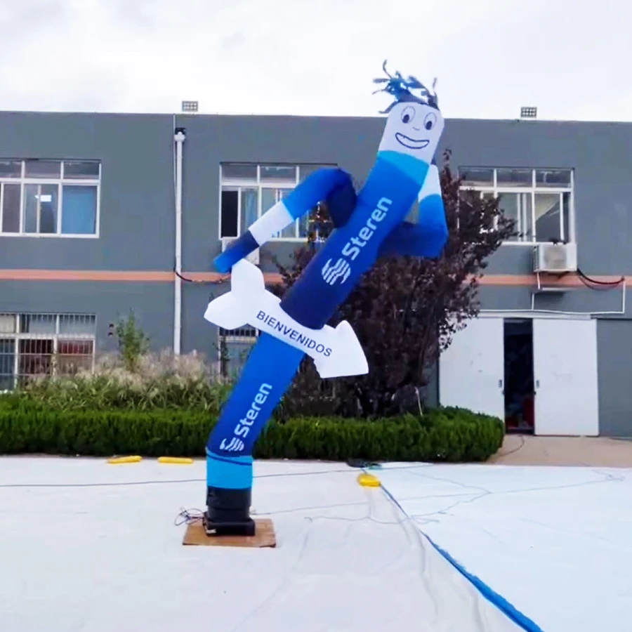 Custom Printed Inflatable Air Dancer Model Party Advertising Inflatable Sky Dancer Brand Inflatable Tube Man with Arrow