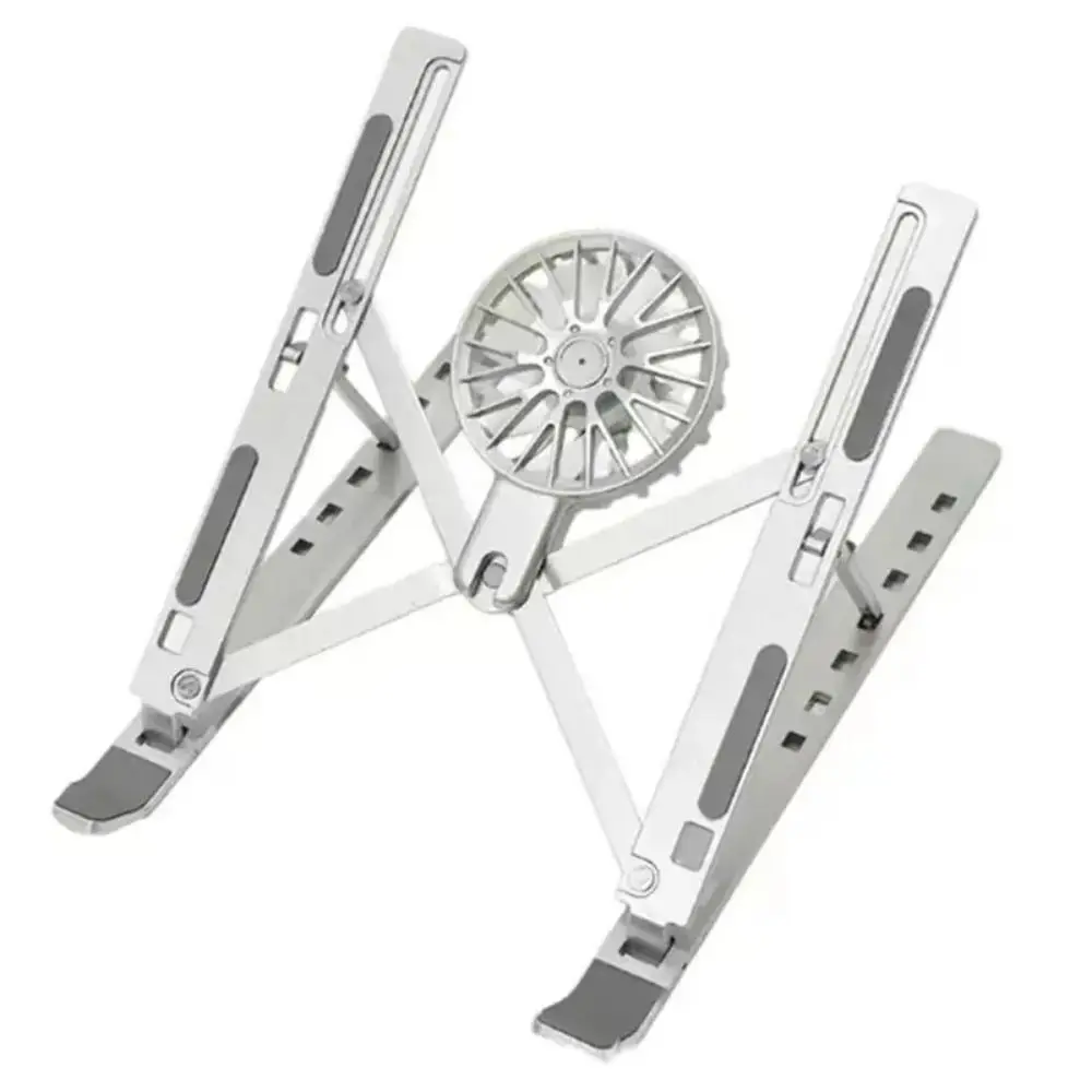 Foldable Laptop Cooler Stand With Fans High Quality Metal Notebook Computer Cooling Pad Portable Stand Adjustable Stand