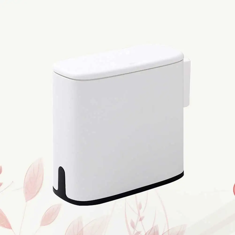 

Press Type Trash Can Eco Friendly Simple Design Fits Narrow Spaces Household Waste Container Garbage Can Kitchen