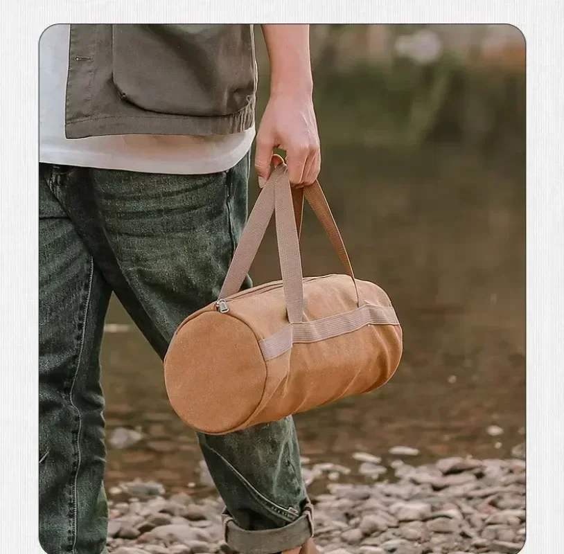 Outdoor Storage Bag, Camping Tools, Large Capacity Cylindrical Tent, Pile Bag, lightweight Tent, Pile Nail Bag, Pile Driving Bag