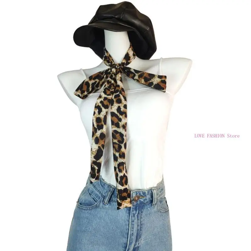 

Fashion Neckerchief Year Leopard Print Scarf for Parties and Gatherings Y166
