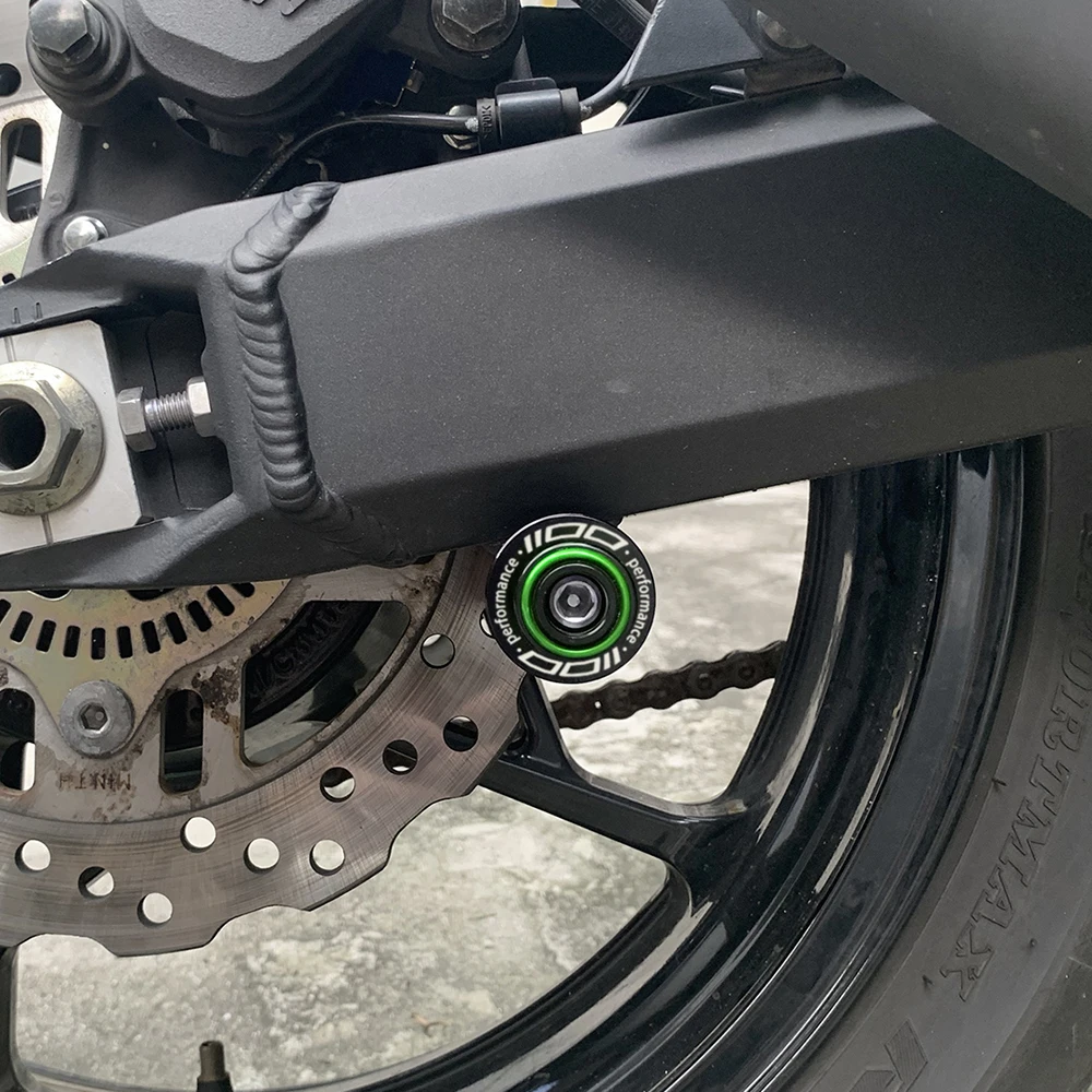 2025 2026 Für KAWASAKI Z1100 SE Ninja1100SX Z Ninja 1100 SX Zubehör Motorrad CNC Schwingenspulen Hinterer Ständer Slider Bobbins – Detail 3