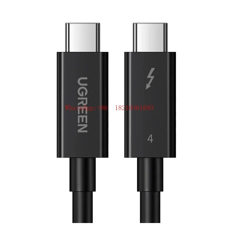 Limited Offer UGREEN Thunderbolt 4 Cable 6.6ft, 40Gbps Data Transfer 8K/60Hz Display 100W 5A USB C 3.1 Gen 2 Cable For IPhone