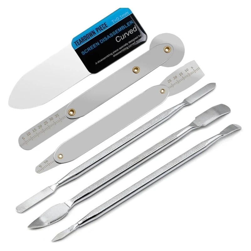  Disassemble Opener Tool Steel Curved Screen Pry Spudger Phone Tablet Repair Tool