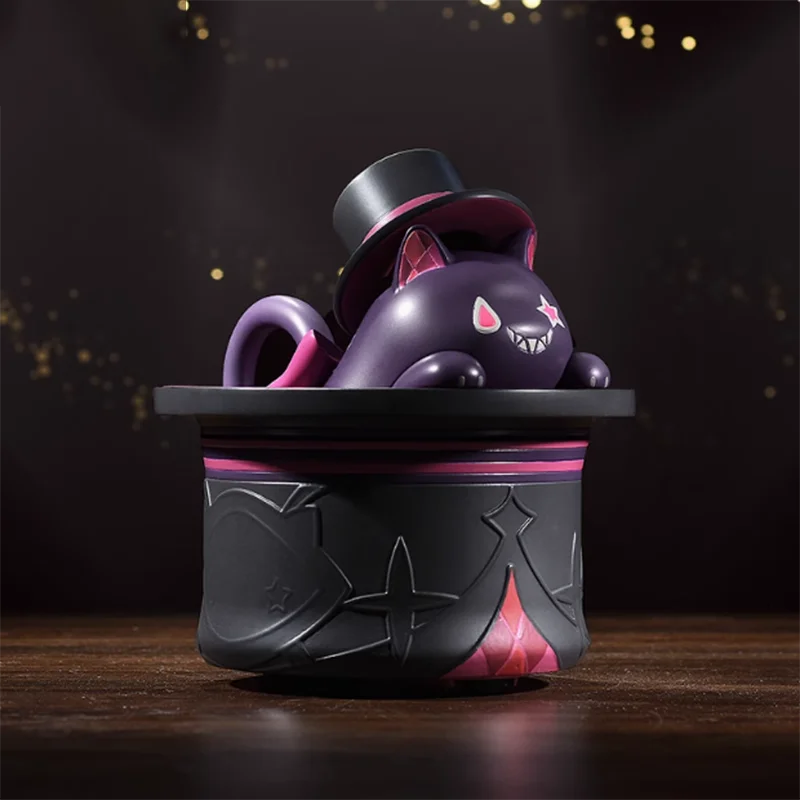 Kawaii Genshin Magic Show Series Linnie Laugh Strangely Kitty-Cat Runnable Toys Birthday Gifts Cosplay Anime