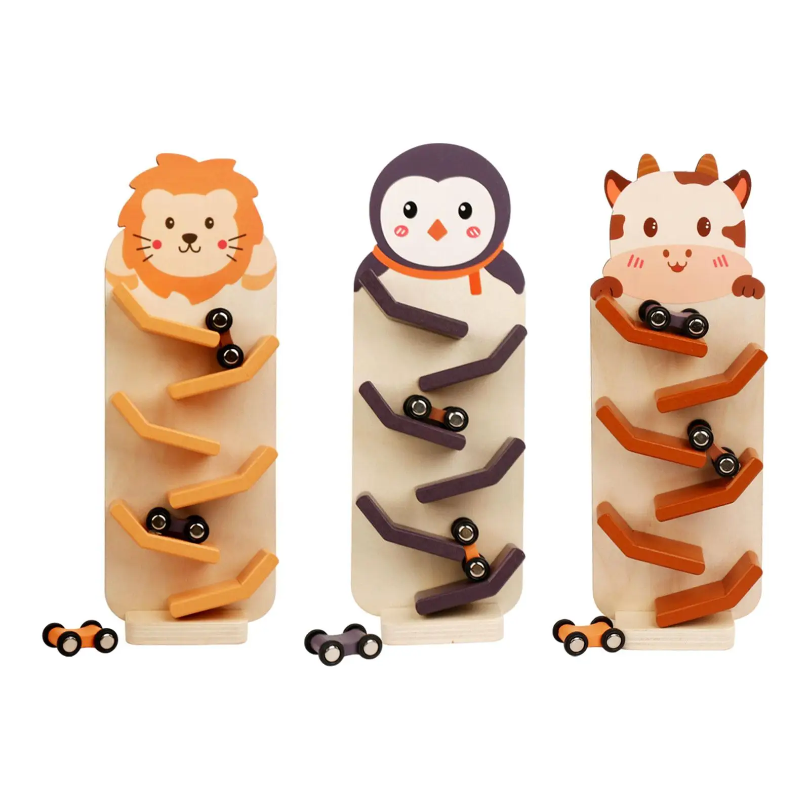 

Car Ramp Toy Race Track Hand Eye Coordination Gliding Car Toy Zig Car Slide for Kindergarten Child 3 4 5 6 Birthday Gift