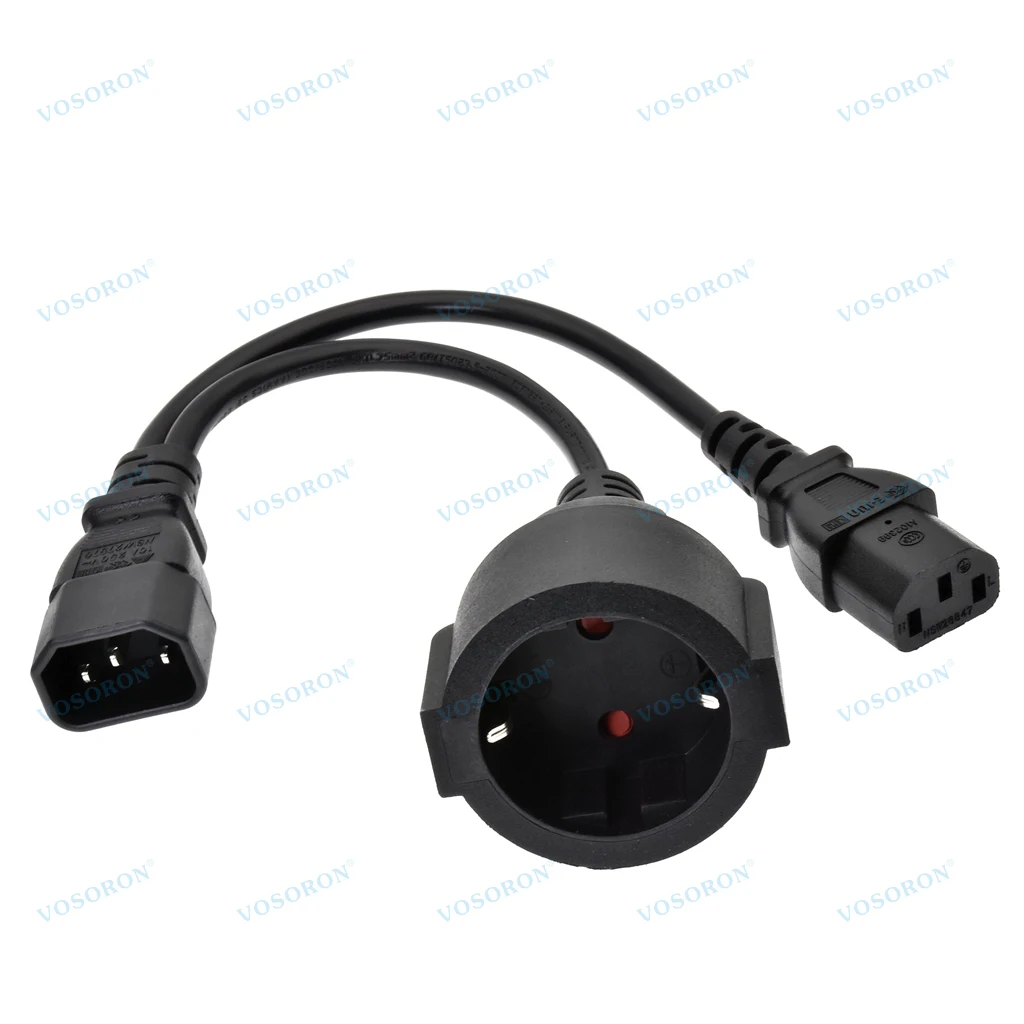IEC320 C14 Plug 3-P…