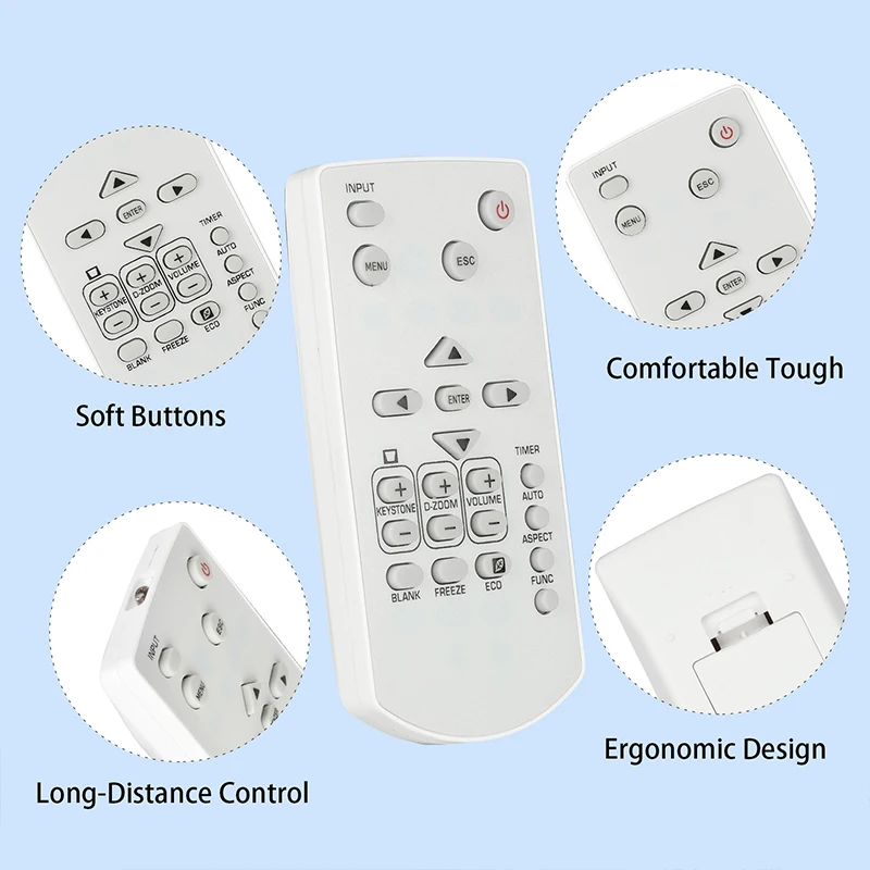 YT-150 Remote Control For Casio Projectors XJ-V1 XJ-V2 XJV1 XJV2 Replacement Controller