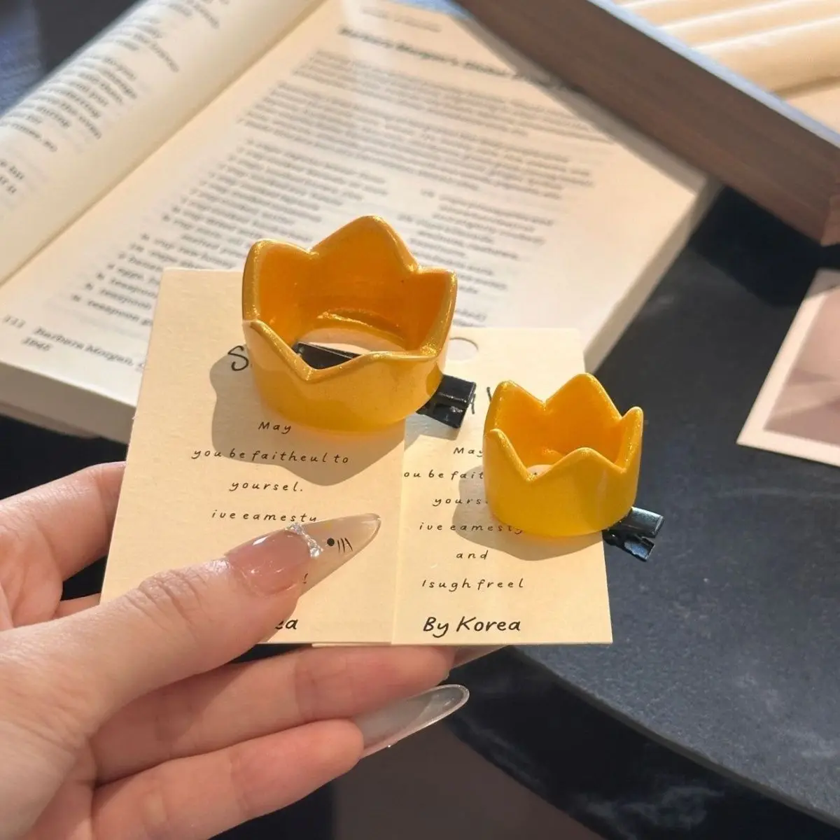 Adorable Little Crown Duckbill Clip Cosplay Character Props Accessories Hairpin Princess Birthday Prince Crown Hairpin view 5