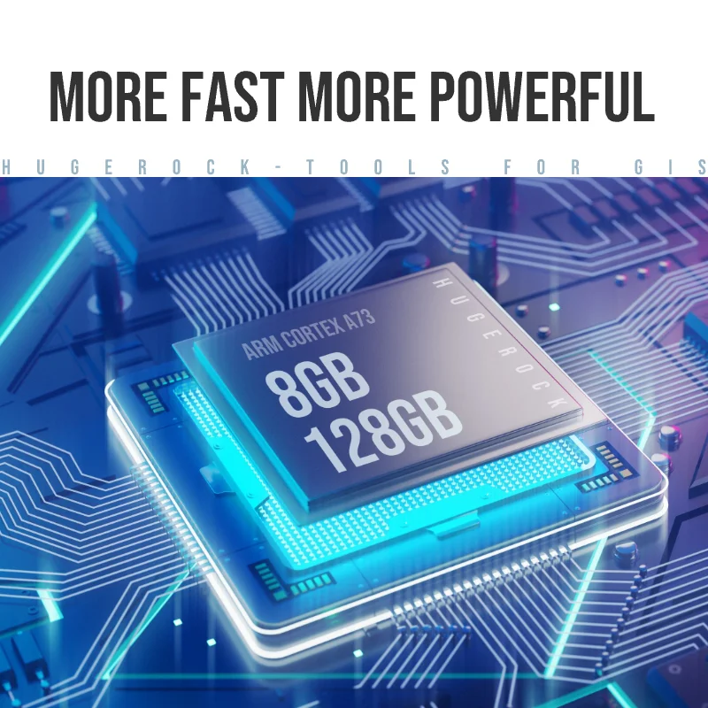 HUGEROCK-Lecteur portable Android, G60N, 3 ans, Mtk 500 nit, 9000mAh, Dron Con, TerlaunGnss, GPS Finder, Pda, Terminal, Lf, Rfid