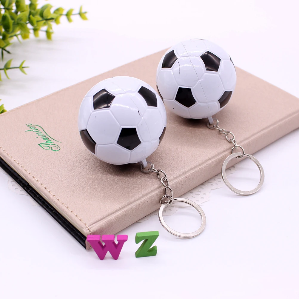 

10 шт., брелок, синие шариковые ручки, маленькие персонализированные ручки, выдвижные пластиковые футбольные новинки, инструменты для письма, подарки