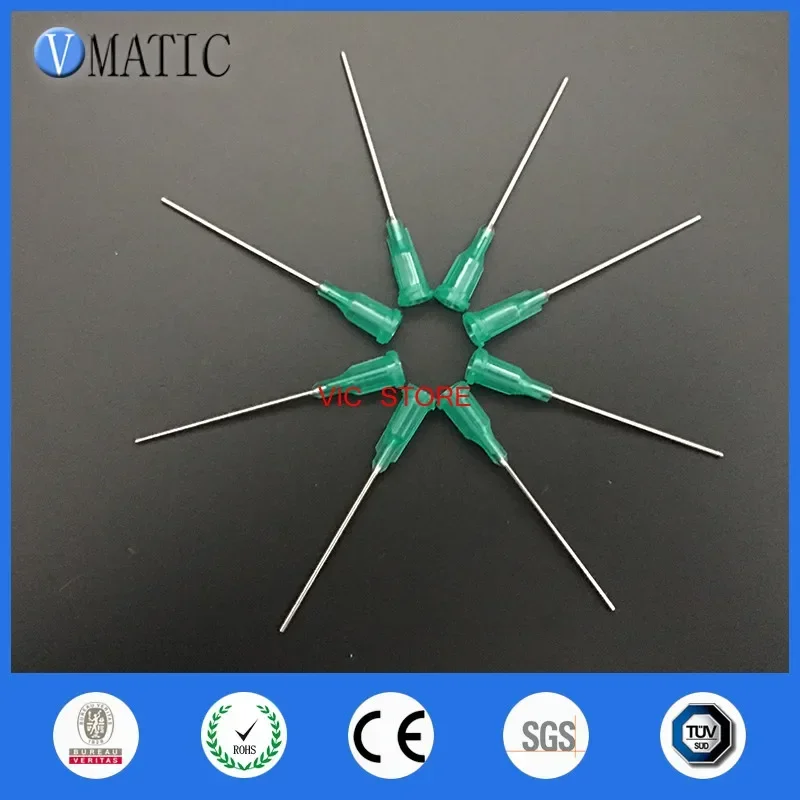 Free Shipping 1-1/2 Inch 1.5 Inch 18G TE Premier Dispensing Needle Dispense Syringe Needle Tips